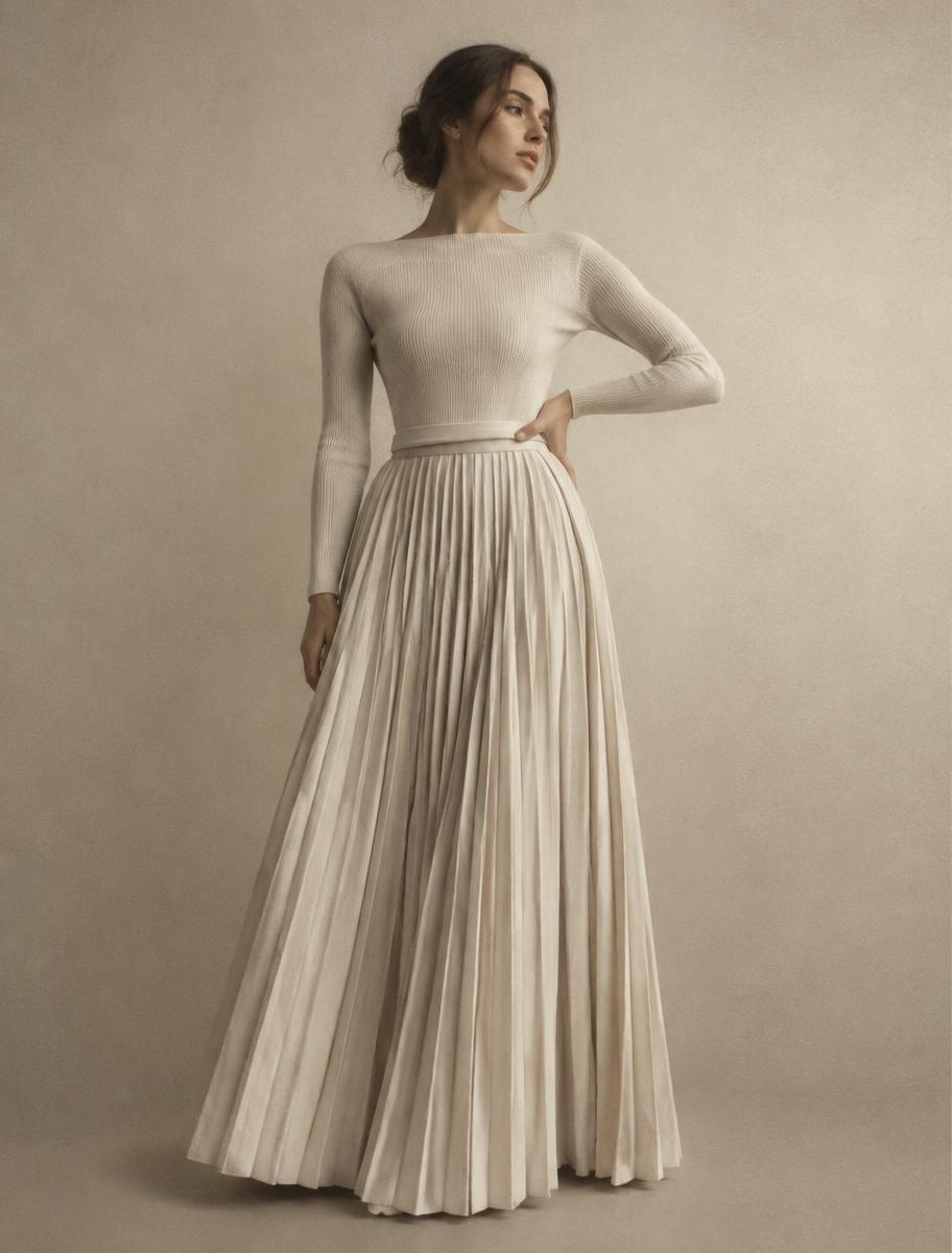 Look 05 — Two hundred pleats